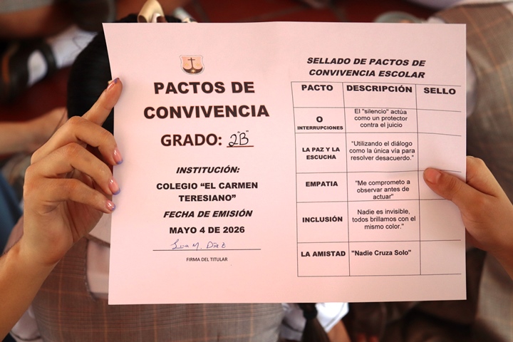 Actividad sobre pactos de convivencia